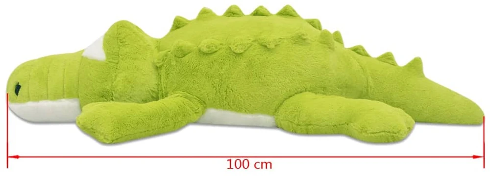 Minkštas pliušinis krokodilas, XXL, 100 cm