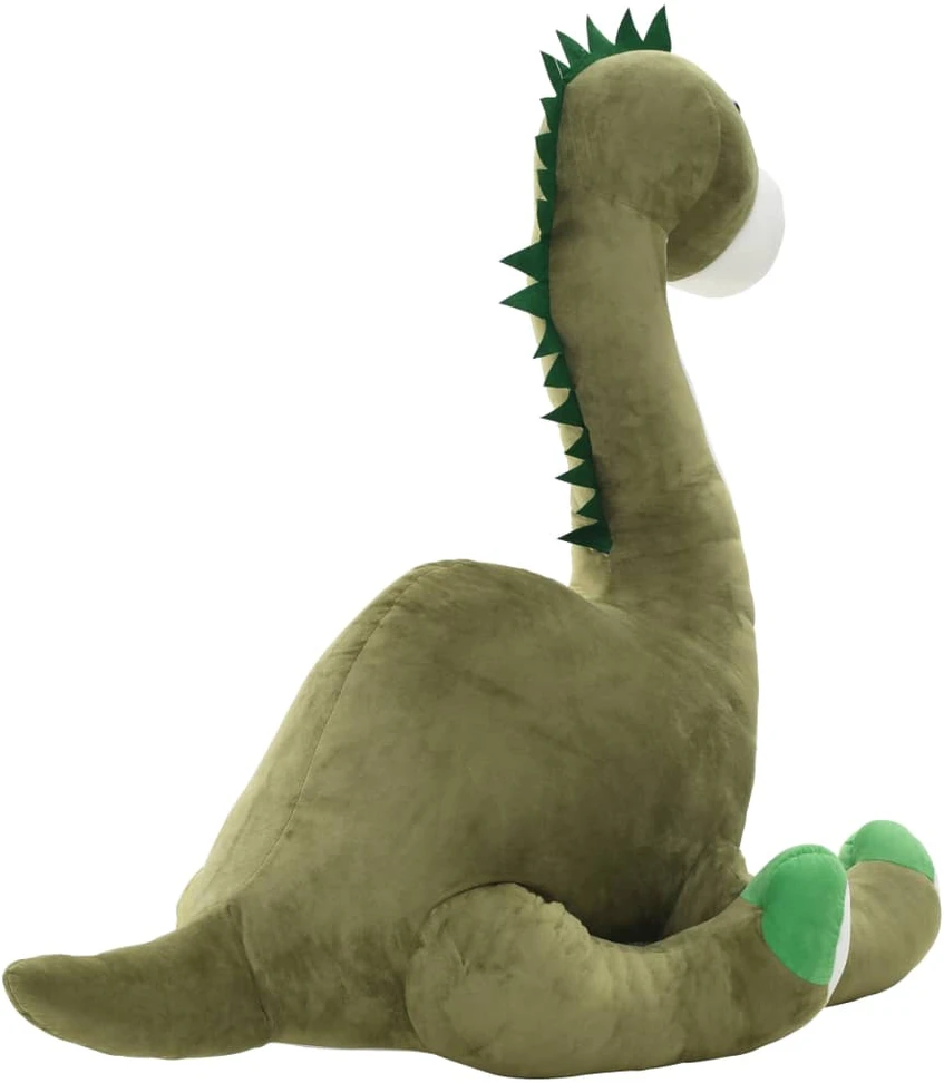 Minkštas žaislinis dinozauras-Brontozauras, žalias, pliušinis