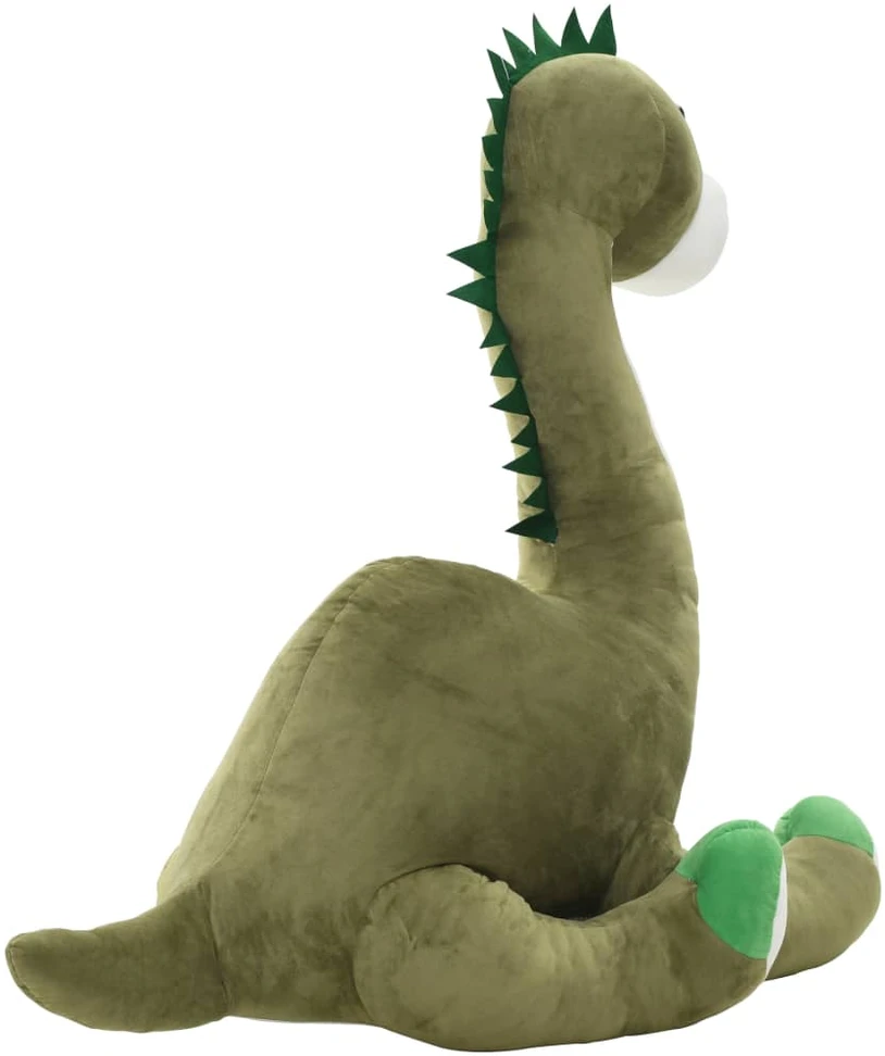 Minkštas žaislinis dinozauras-Brontozauras, žalias, pliušinis