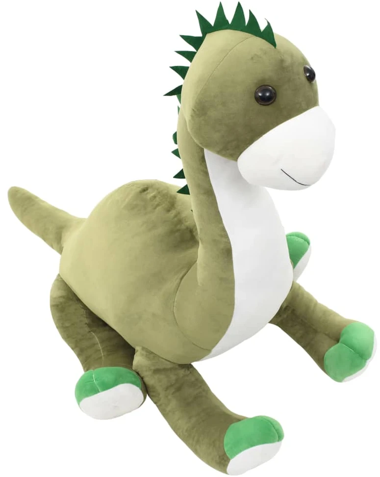 Minkštas žaislinis dinozauras-Brontozauras, žalias, pliušinis