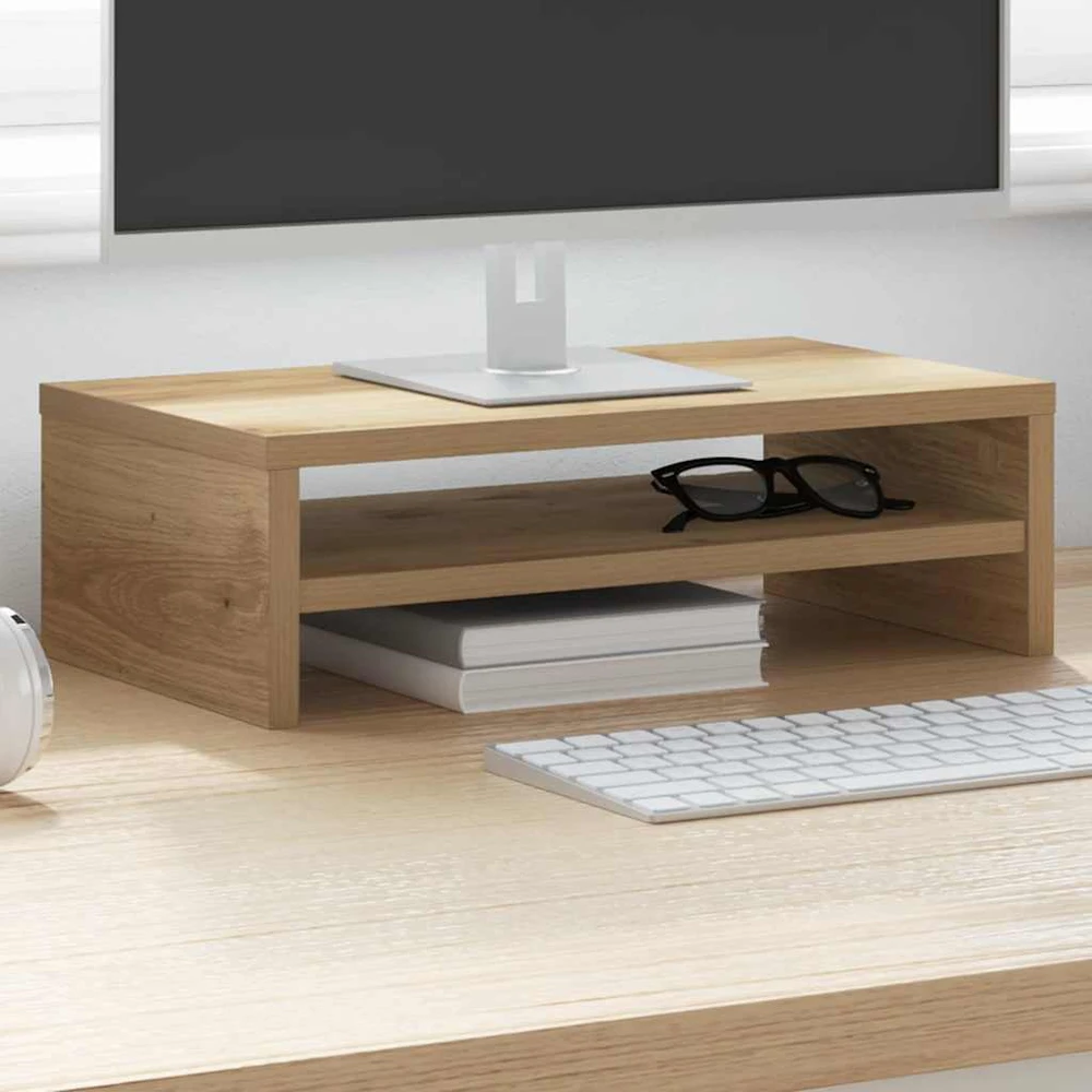 TV staliukas monitoriaus stovas Artisan Oak 42x24x13 cm Engineered Wood