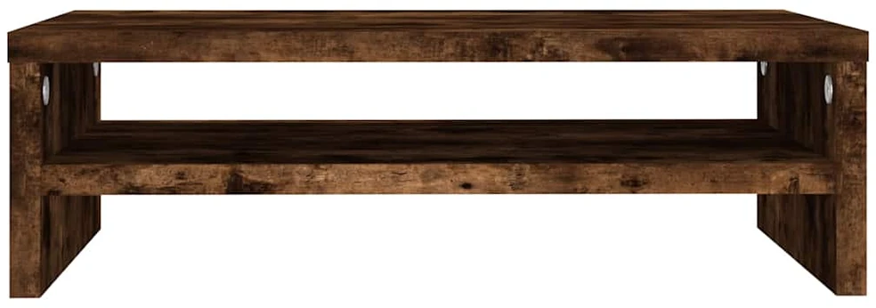 Monitoriaus stovas, dūminio ąžuolo spalvos, 42x24x13cm, mediena