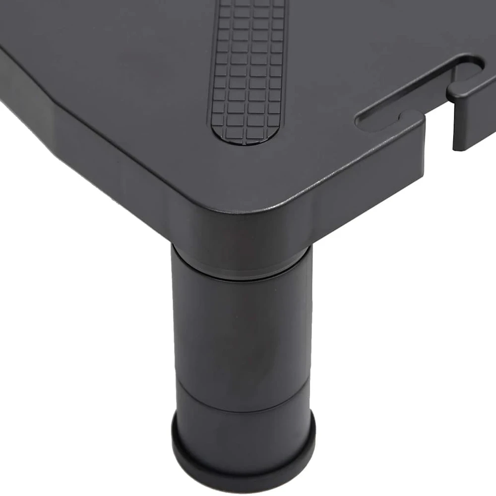 TV staliukas Monitoriaus stovas, juodos spalvos, 33,5x34x10,5cm