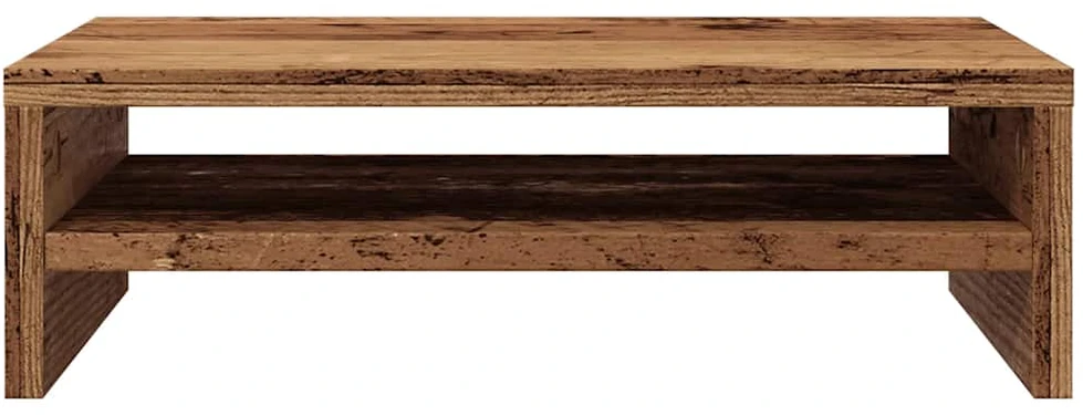TV staliukas monitoriaus stovas Old Wood 42x24x13 cm Engineered Wood