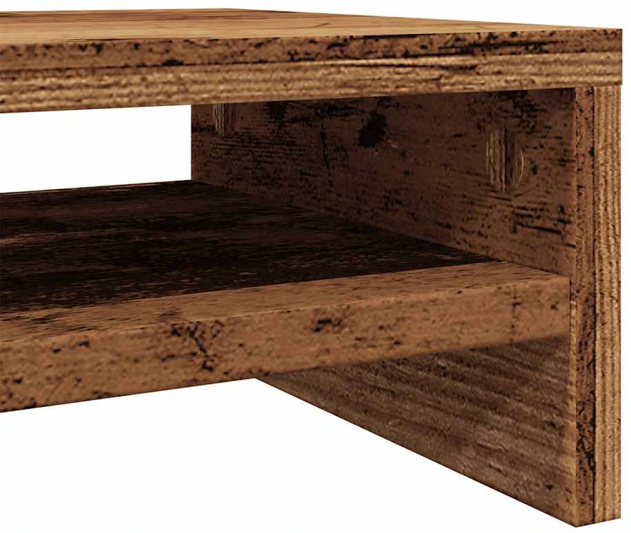 TV staliukas monitoriaus stovas Old Wood 42x24x13 cm Engineered Wood