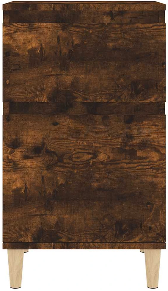 Naktinės spintelės, 2vnt., dūminio ąžuolo spalvos, 40x35x70cm