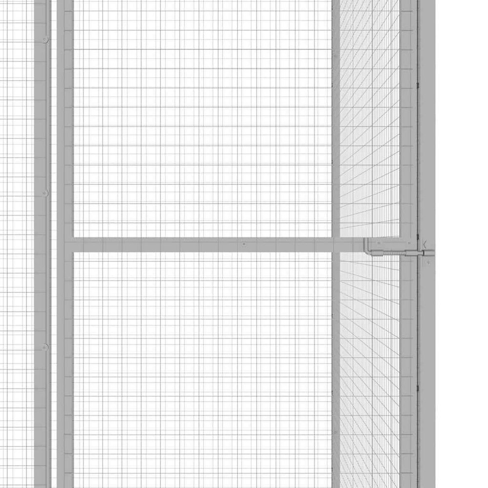 Narvas katėms, 6x3x2,5m, galvanizuotas plienas