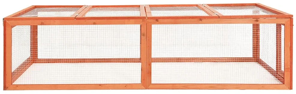 Narvas triušiams, 183x90x46,5cm, eglės medienos masyvas