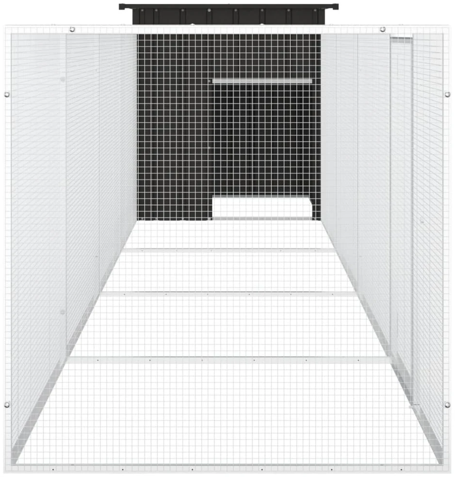 Narvas viščiukams, antracito, 500x91x100cm, plienas