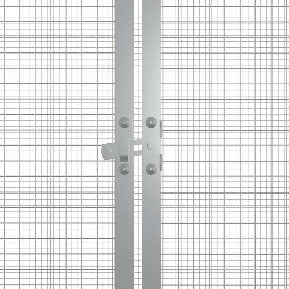 Narvas viščiukams, pilkas, 200x91x100cm, galvanizuotas plienas