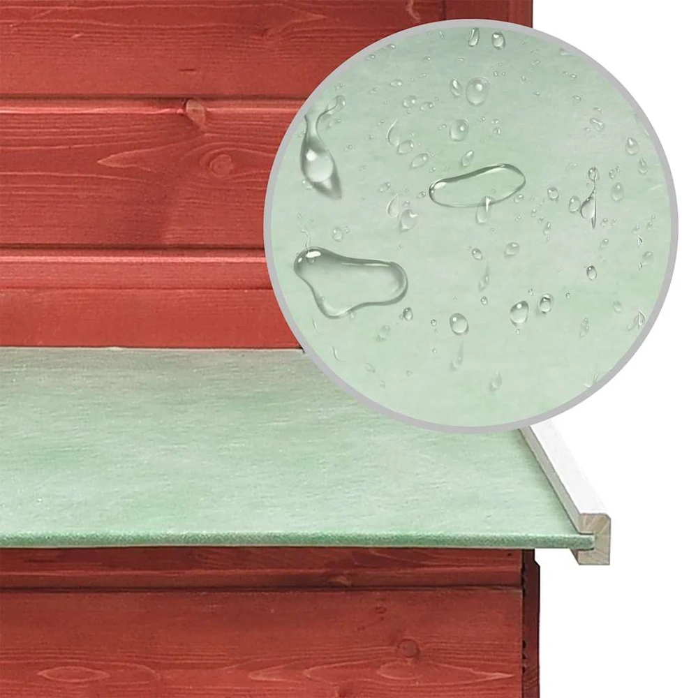 Narvas viščiukams, raudonas, 170x81x110cm, pušies/eglės masyvas