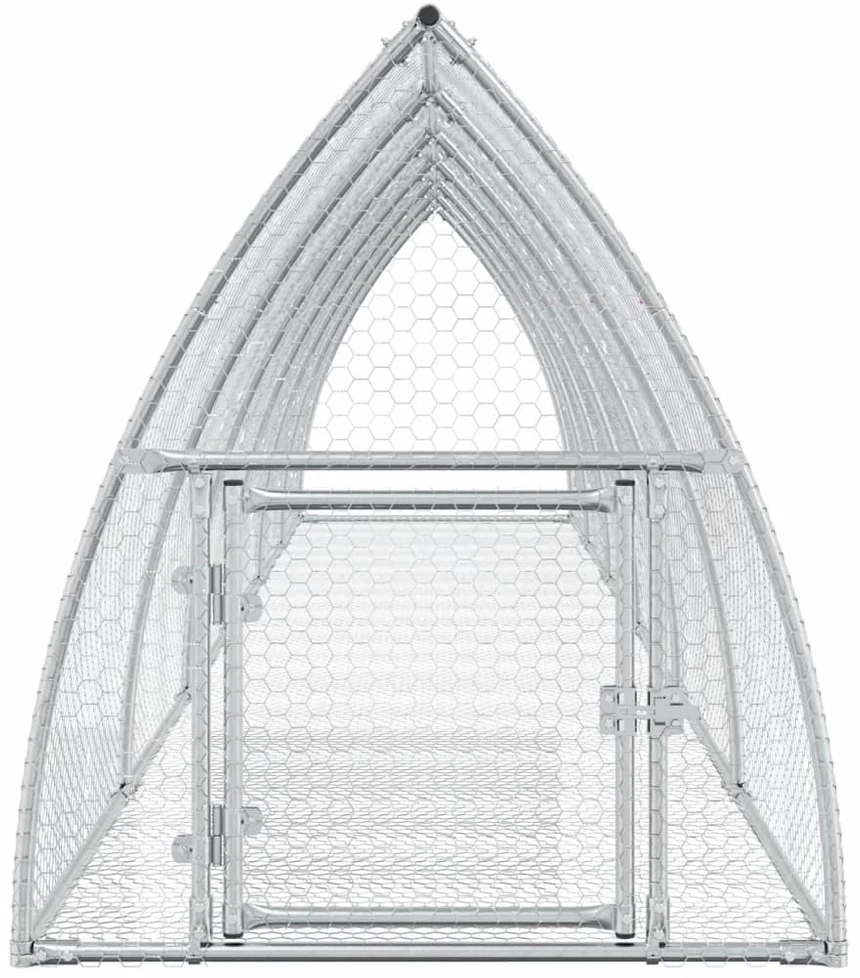 Narvelis triušiams, sidabrinis, 600x105x120cm, plienas