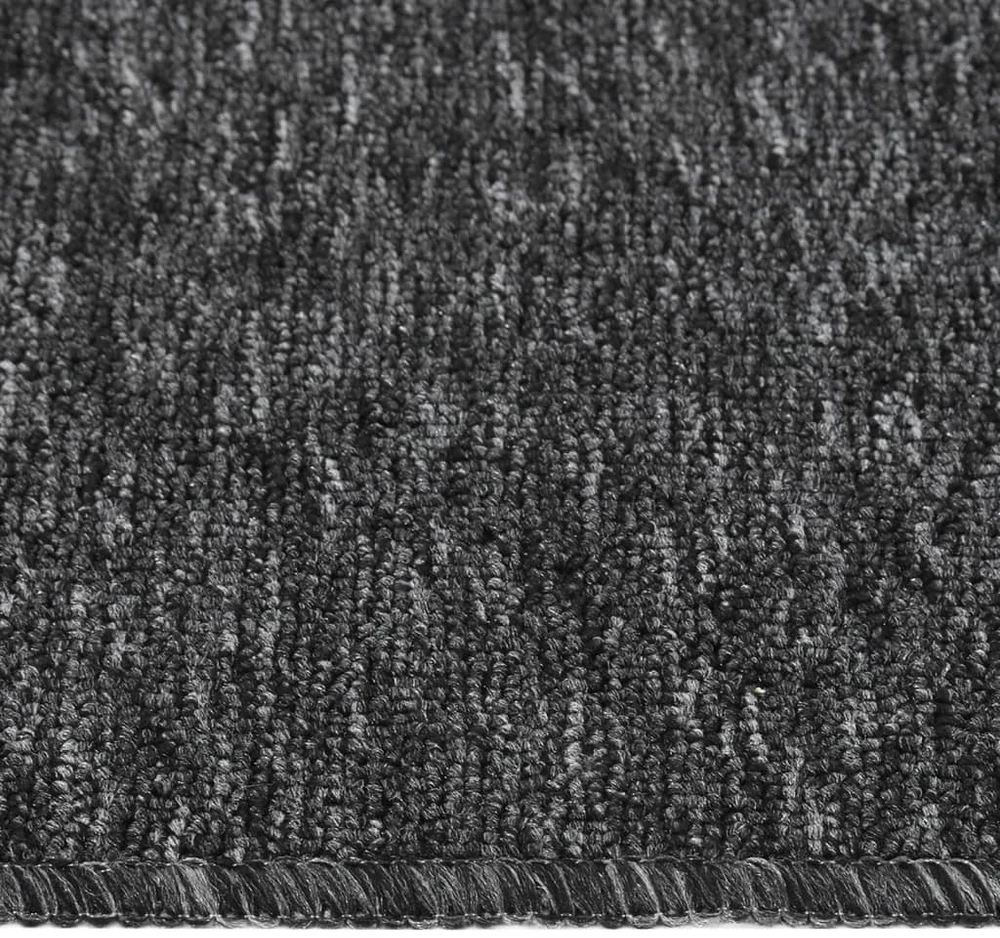 Neslystantys laiptų kilimėliai, 15vnt., antracito, 75x20cm