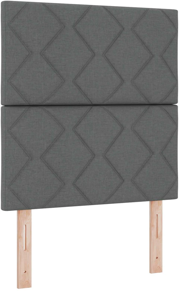 Otmana lova su matracsu ir LED Tamsiai pilka 80 x 200 cm