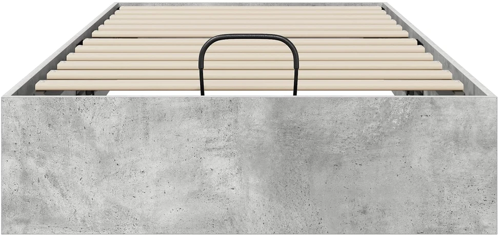 Lova Otomano lovos rėmas Betono Pilka 75,5 x 190 cm Dirbtinė mediena