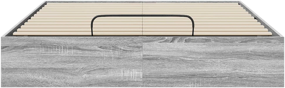 Lova Otomano lovos rėmas su saugykla Pilka Sonoma 193 x 135 x 25 cm