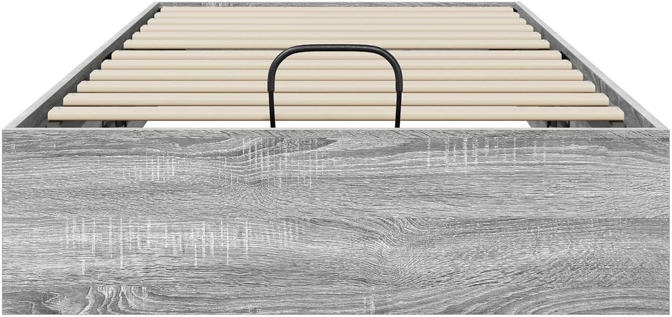 Lova Otomano lovos rėmas Pilka Sonoma 90 x 200 cm Dirbtinė mediena