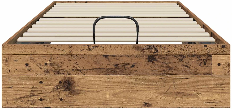 Lova Otomano lovos rėmas su saugykla Senas medis 203 x 100 x 25 cm