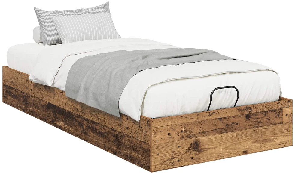 Lova Otomano lovos rėmas su saugykla Senas medis 203 x 100 x 25 cm