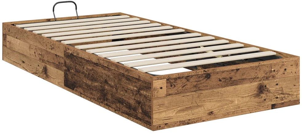 Lova Otomano lovos rėmas su saugykla Senas medis 203 x 100 x 25 cm