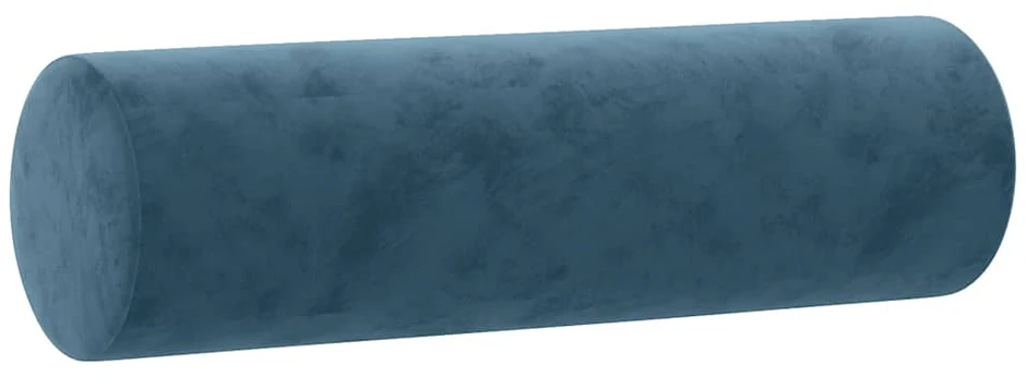 Pagalvėlės, 2vnt., mėlynos spalvos, 15x50cm, aksomas