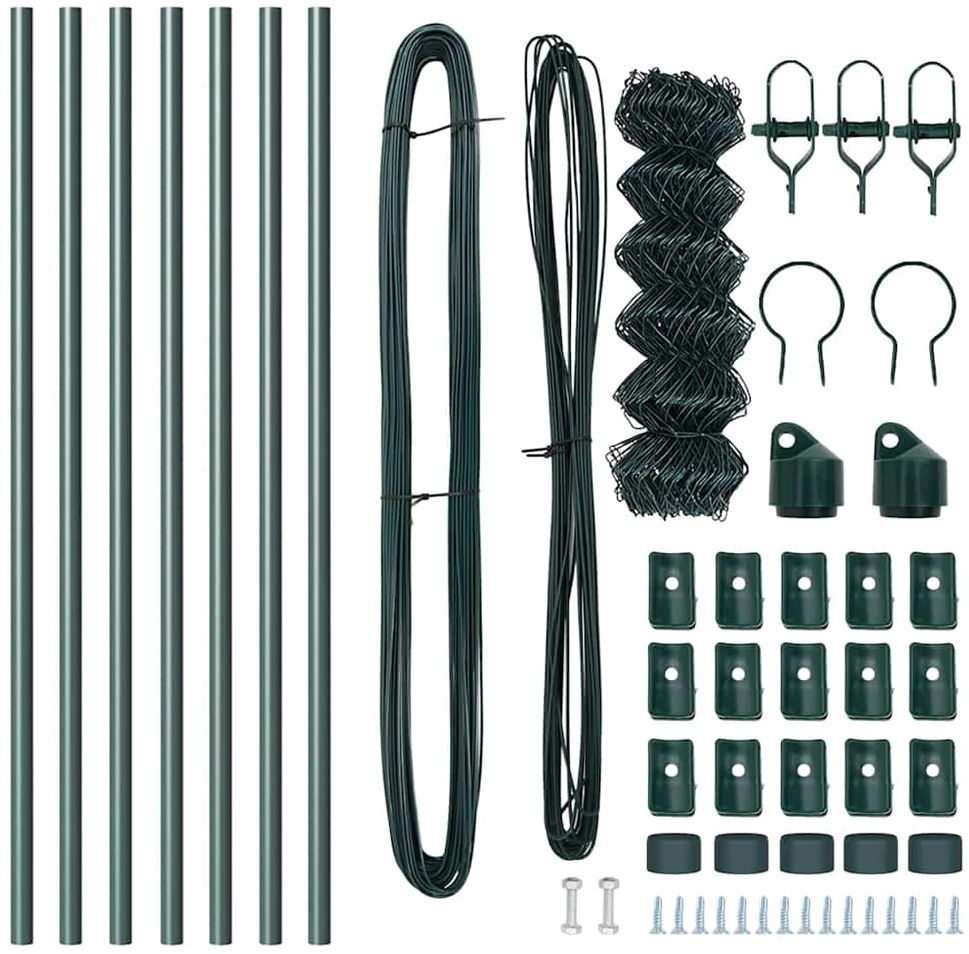 Grandinės tvoros tvirtinimas 10 x 0,6 m PVC dengtas plienas