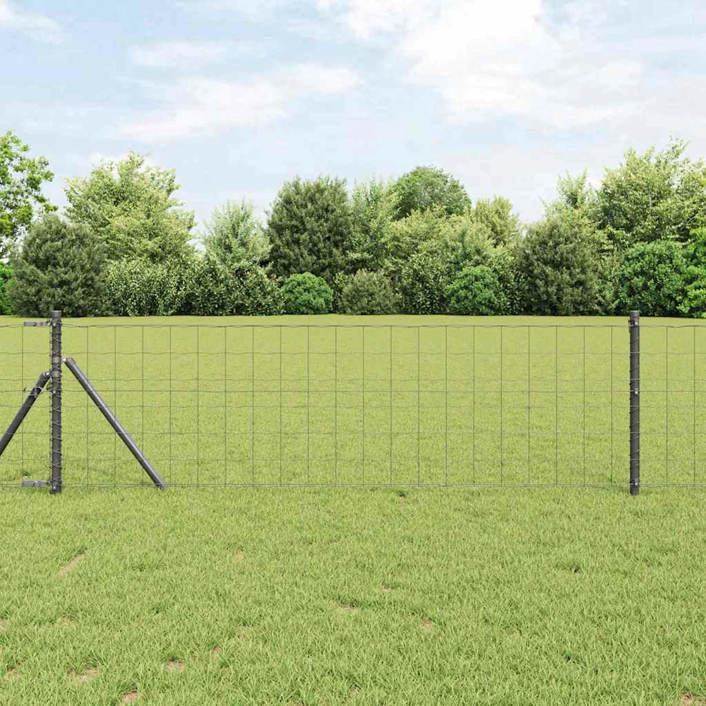 Euro tvoros žemės tvirtinimas 10 x 0,8 m PVC dengtas plienas