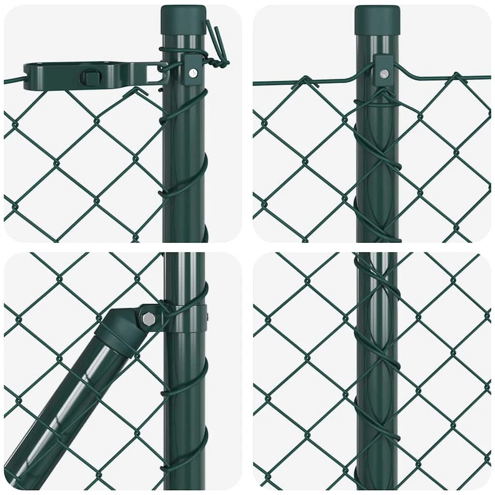 Grandinės tvoros tvirtinimas 10 x 0,8 m PVC dengtas plienas