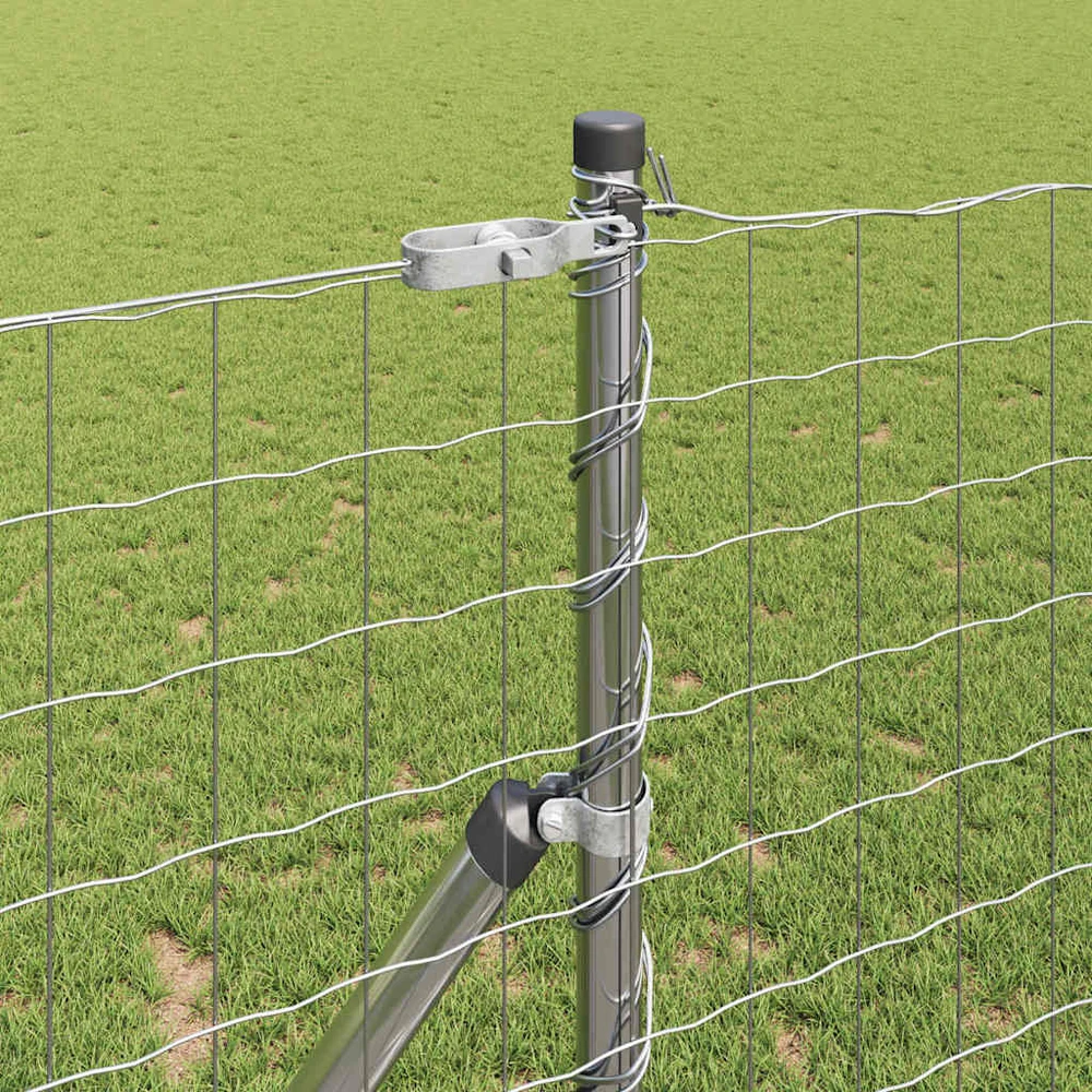 Lauko Euro tvoros gruntinis tvirtinimas 10 x 1 m Sidabrinė