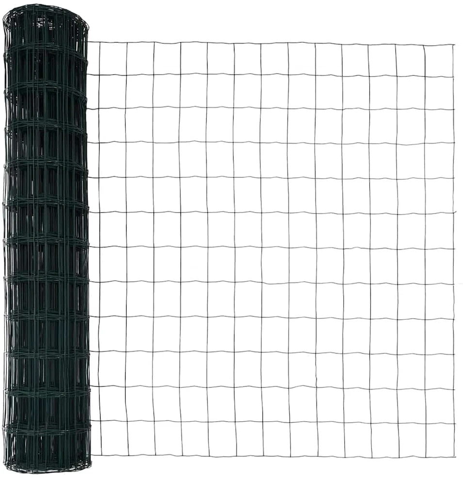 Euro tvoros žemės tvirtinimas 10 x 1,4 m PVC dengtas plienas
