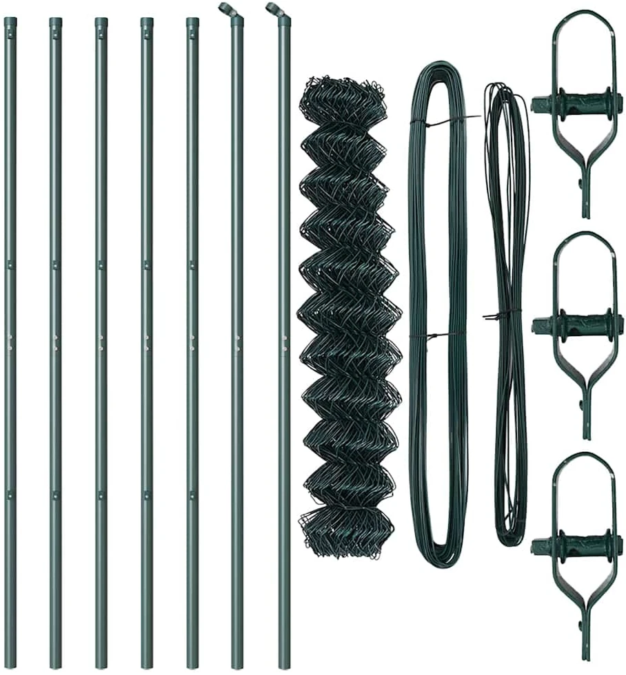 Grandinės tvoros tvirtinimas 10 x 1,4 m PVC dengtas plienas