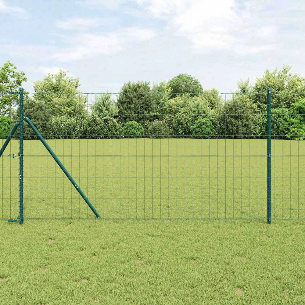 Euro tvoros žemės tvirtinimas 10 x 1,4 m PVC dengtas plienas