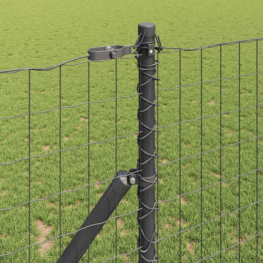 Euro tvoros žemės tvirtinimas 10 x 1,4 m PVC dengtas plienas