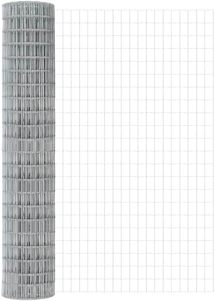 Lauko Euro tvoros gruntinis tvirtinimas 10 x 1,5 m Sidabrinė