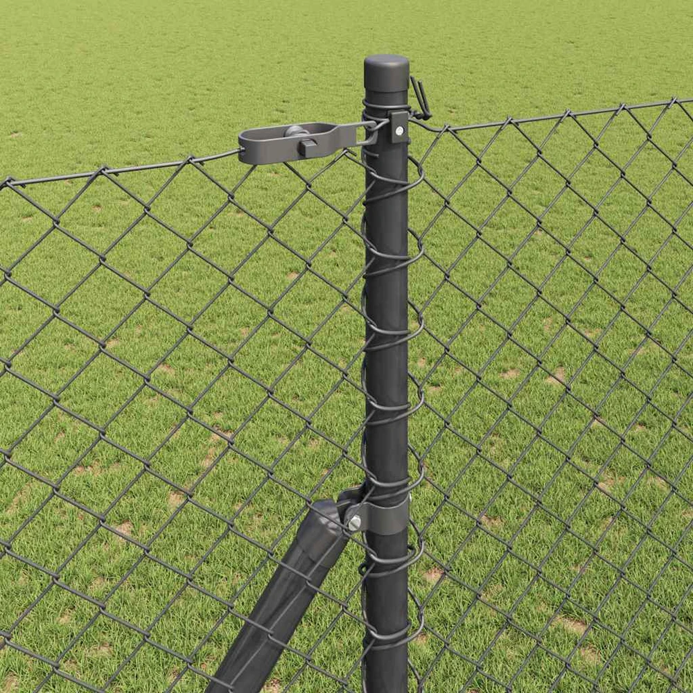 Grandinės tvoros tvirtinimas 10 x 1,6 m PVC dengtas plienas