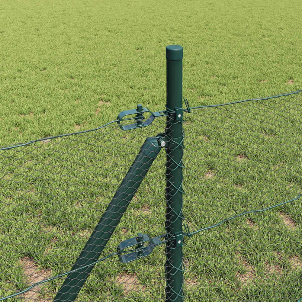 Heksagonalinė tvoros tvirtinimo sistema 100 x 0,6 m Pilka