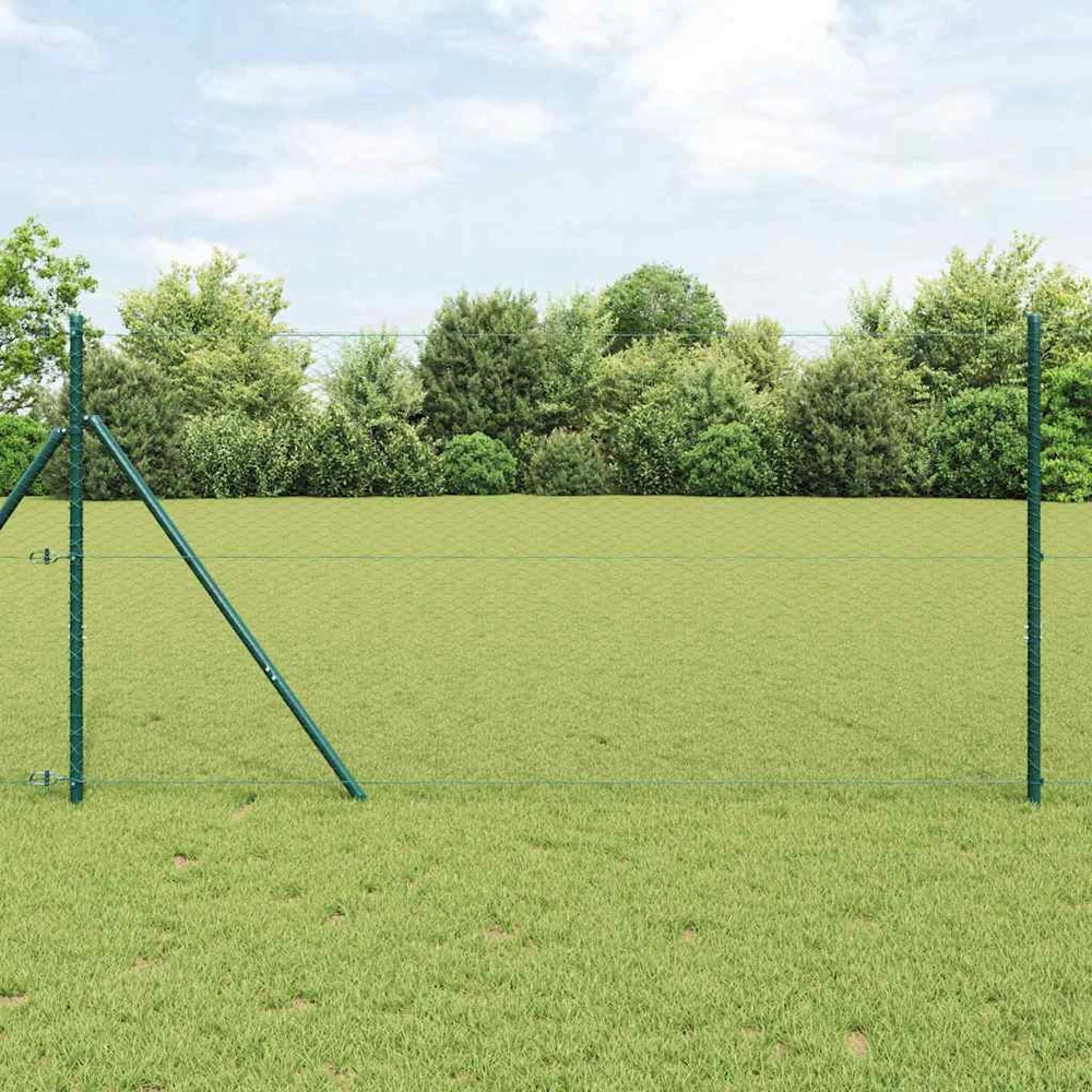 Heksagonalinė tvoros tvirtinimo sistema 100 x 1,4 m Pilka