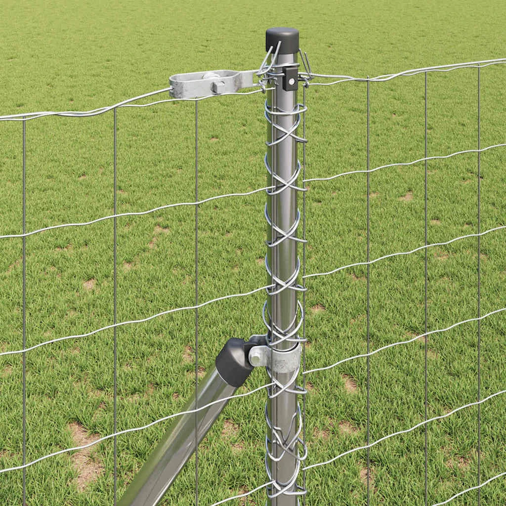 Lauko Euro tvoros gruntinis tvirtinimas 25 x 1 m Sidabrinė