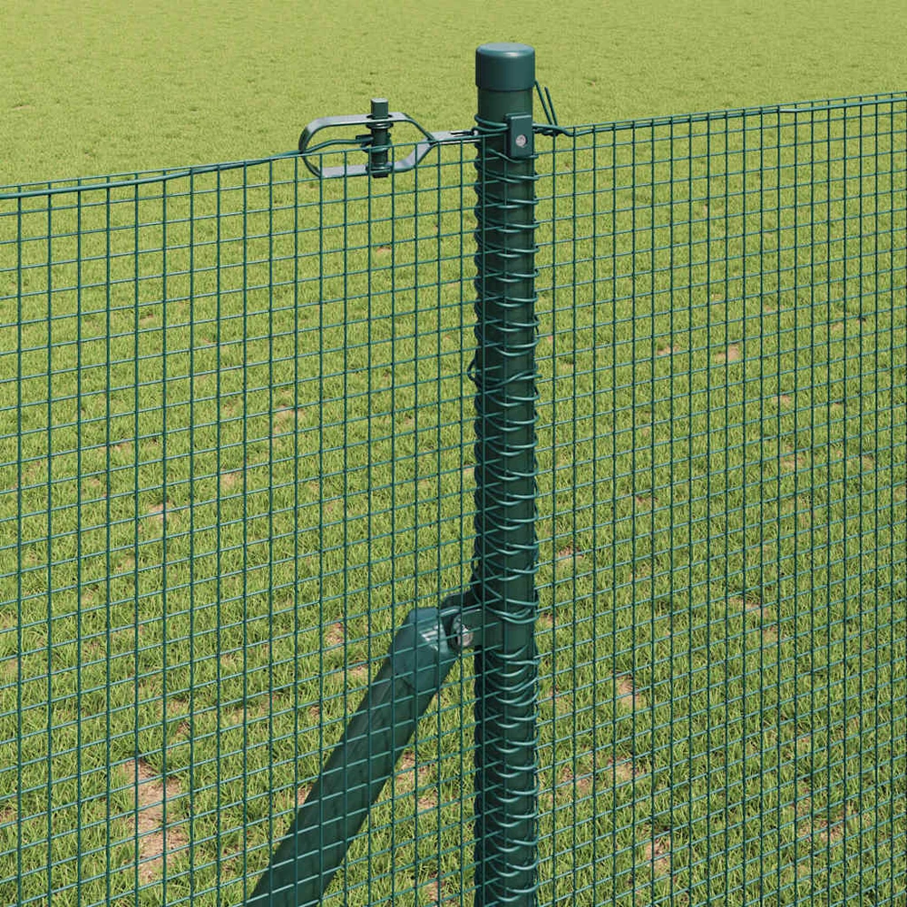 Suvirintas vielos tvora žemės tvirtinimas 25 x 1 m Žalia