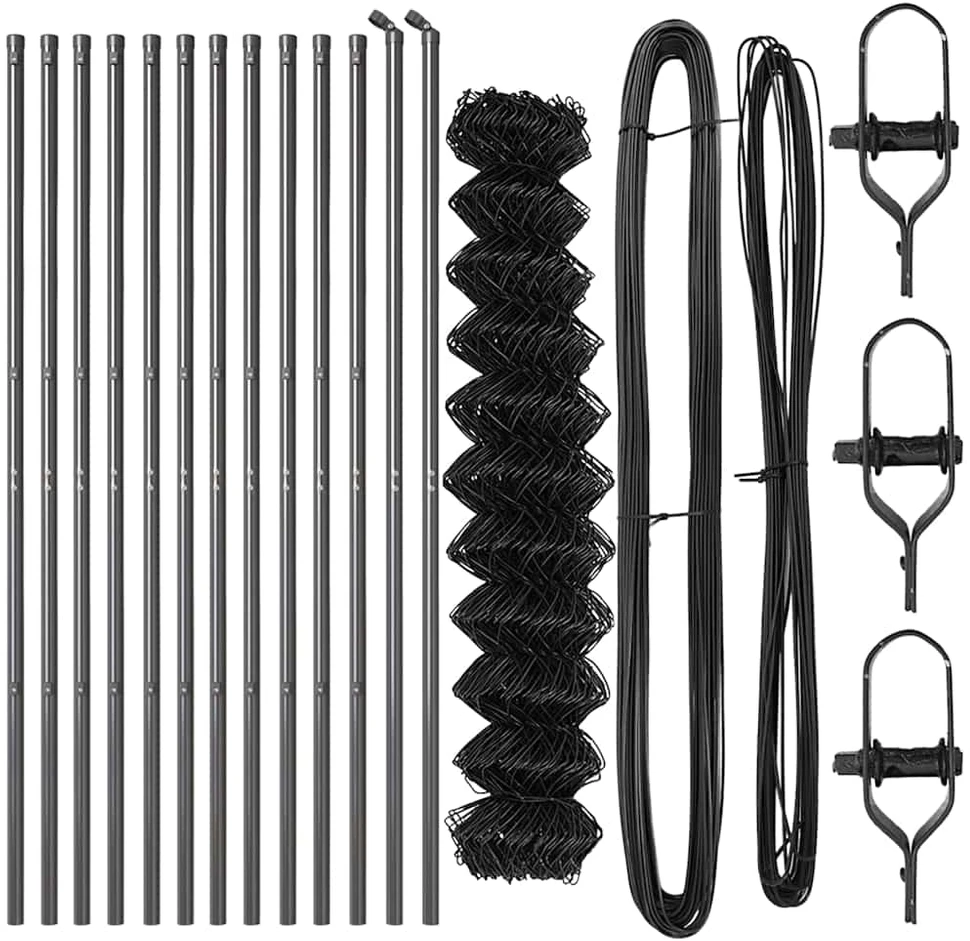 Grandinės tvoros tvirtinimas 25 x 1,4 m PVC dengtas plienas