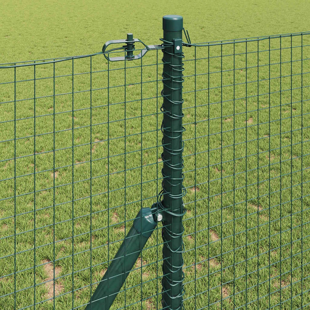 Suvirintas vielos tvora žemės tvirtinimas 25 x 1,4 m Žalia