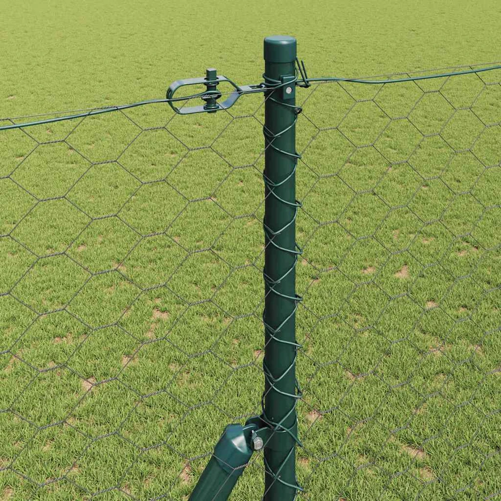 Heksagonalinė tvoros tvirtinimo sistema 50 x 1,6 m Pilka