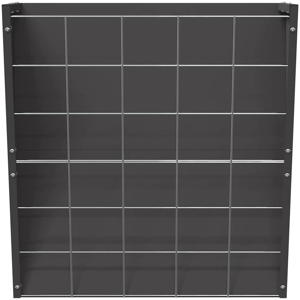 Pakabinama šiaudų šėrykla Juoda 61 x 33 x 66 cm 5kg