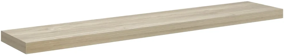 Pakabinama sieninė lentyna, ąžuolo spalvos, 120x23,5x3,8cm, MDF