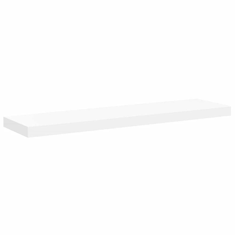 Pakabinama sieninė lentyna, baltos spalvos, 90x23,5x3,8cm, MDF