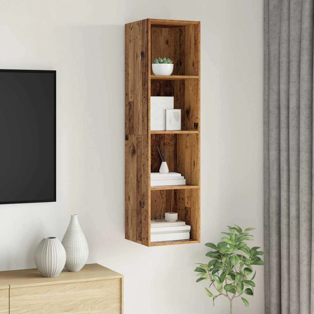 TV staliukas TV spintelių komplektas 37 x 37 x 142,5 cm Senovinis medis