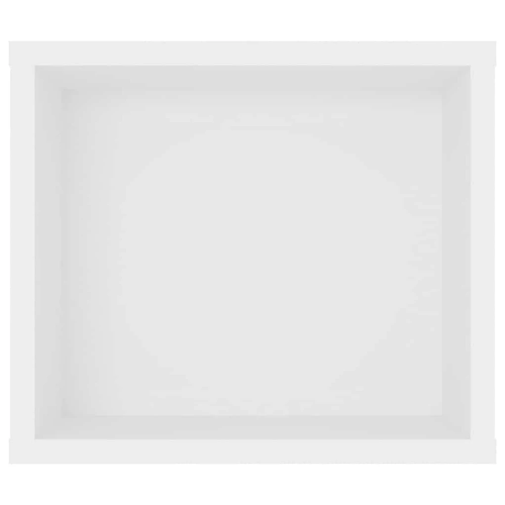 TV staliukas Pakabinama TV spintelė, balta, 100x30x26,5cm, mediena