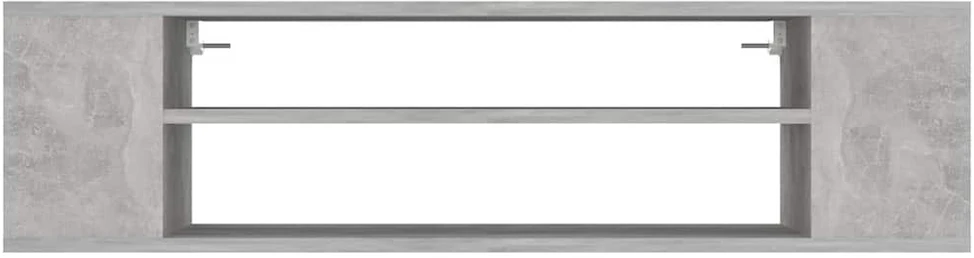 TV staliukas Pakabinama TV spintelė, betono pilka, 100x30x26,5cm, mediena