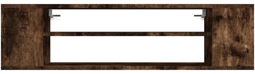 TV staliukas Pakabinama TV spintelė, dūminio ąžuolo, 100x30x26,5cm, mediena