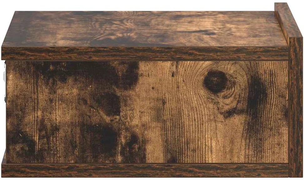 Pakabinamas naktinis staliukas, ąžuolo, 40x30x15cm, mediena